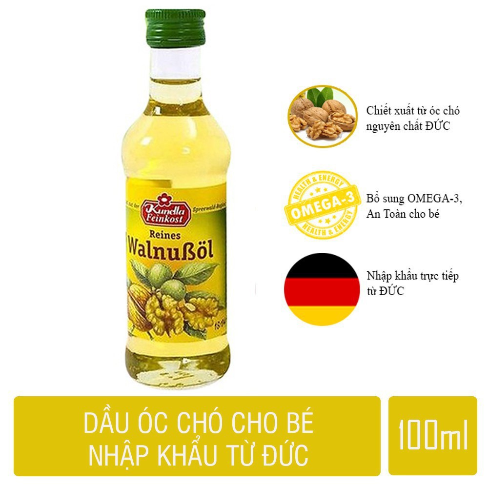 Dầu óc chó Kunella 100ml  cho bé ăn dặm