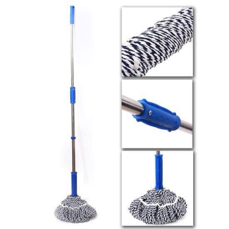 Cây lau nhà công nghiệp, cây lau nhà vắt tay có trợ lực