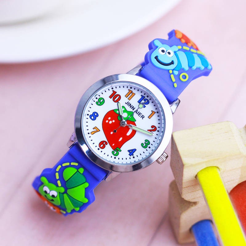 hồ đồng Phim hoạt hình dễ thương Trẻ em nhỏ Đồng hồ trẻ em nam và nữ Quartz không thấm nước điện tử phiên bản Hàn Qu | BigBuy360 - bigbuy360.vn