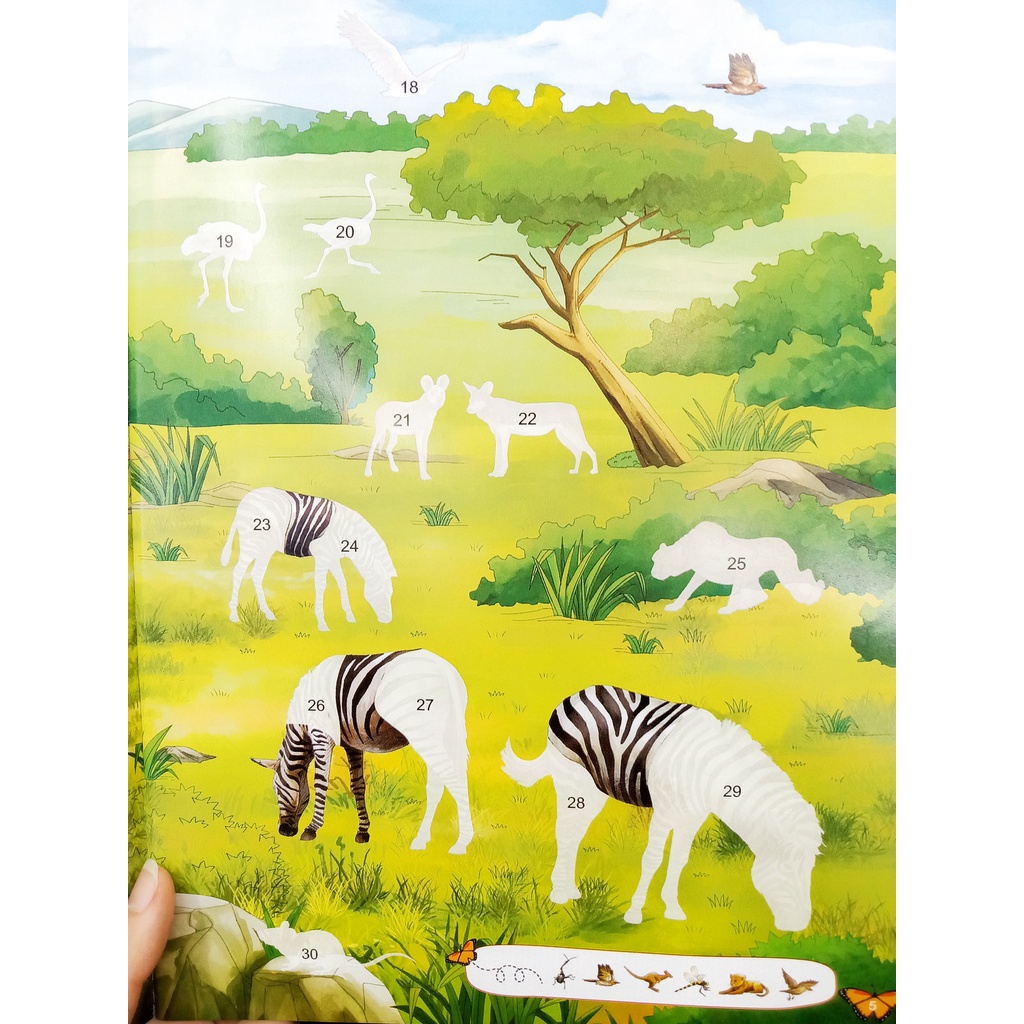 Sách - 291 Sticker Thế Giới Động Vật  Phát Triển Chỉ Số IQ-EQ-CQ - ndbooks