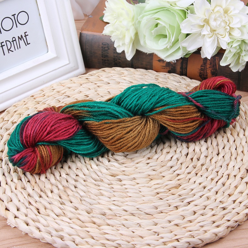 Cuộn Len Đan Sợi polyester 50g Nhiều Màu Sắc