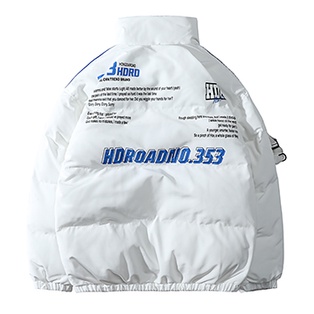 Áo phao unisex HDROADNO 2 màu trắng đen size từ M-5XL