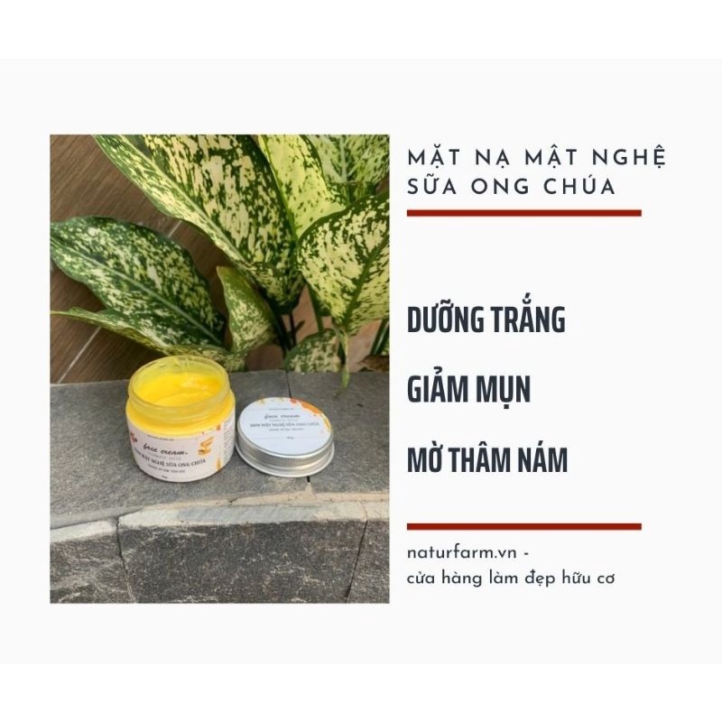 Cao tinh nghệ sữa ong chúa thiên nhiên handmade 50gr