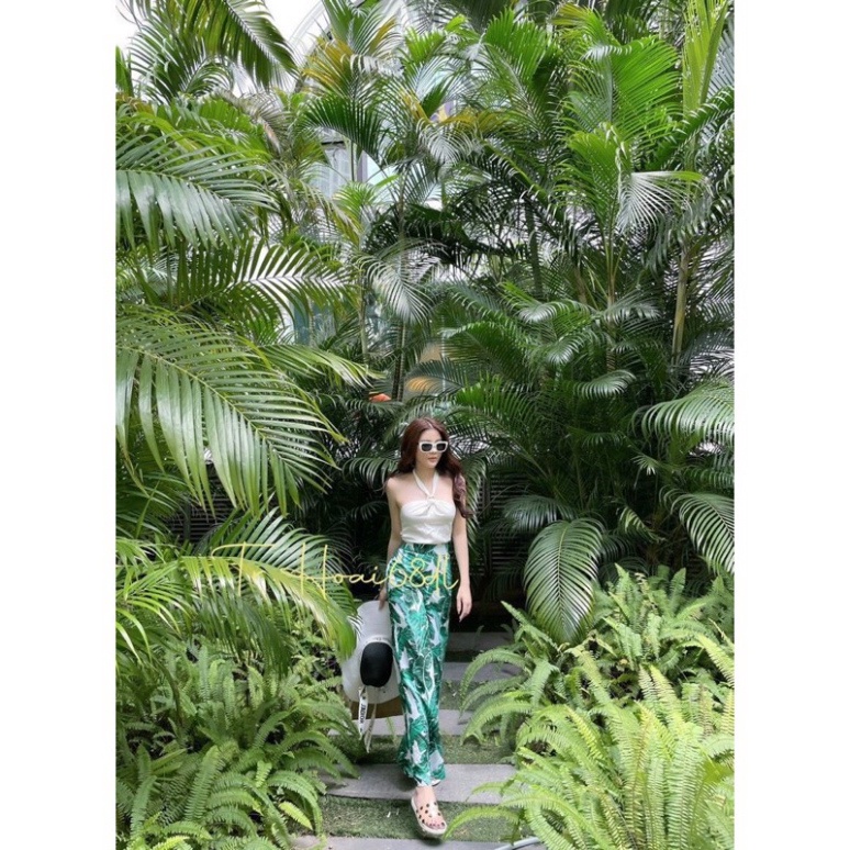 Sét Áo Yếm Quần Xuông Hoa