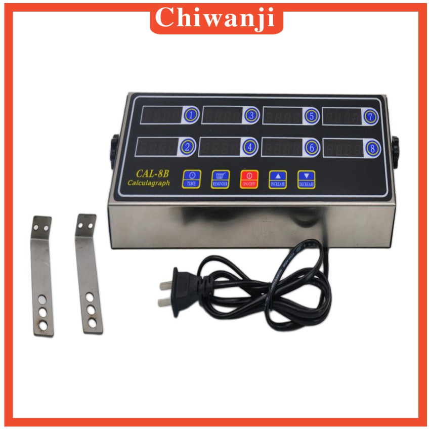 CHANNEL Đồng Hồ Đếm Ngược Thời Gian Nấu Ăn 8 Kênh Cal-8B