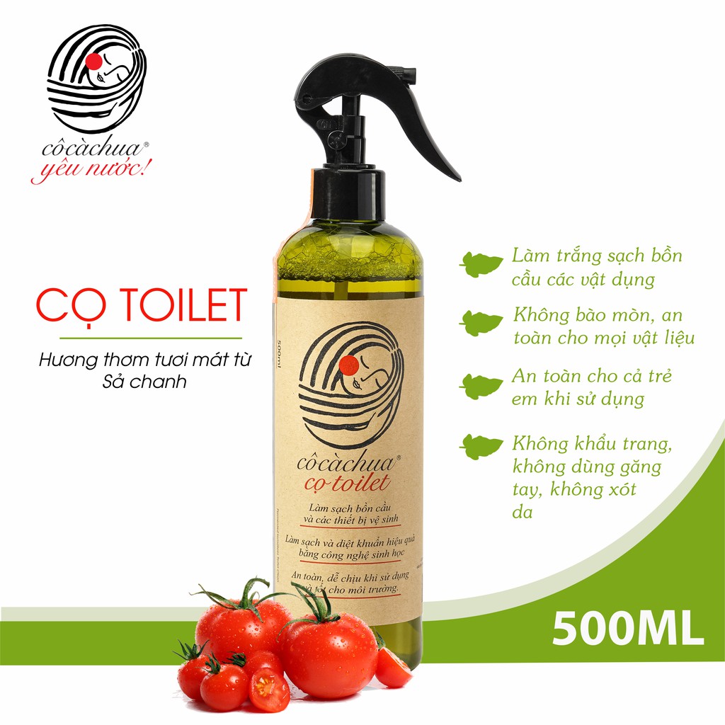 Mã BMBAU50 giảm 50K đơn 150K Nước Cọ Toilet Tẩy Bồn Cầu Cô Cà Chua Yêu