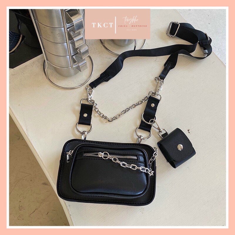 Set Túi H..M Xích Bạc Cá Tính , TONGKHOCHITUE