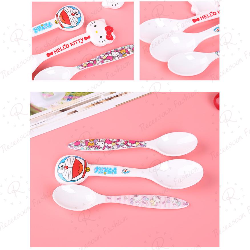 Muỗng ăn cơm trang trí hình Hello Kitty dành cho bé