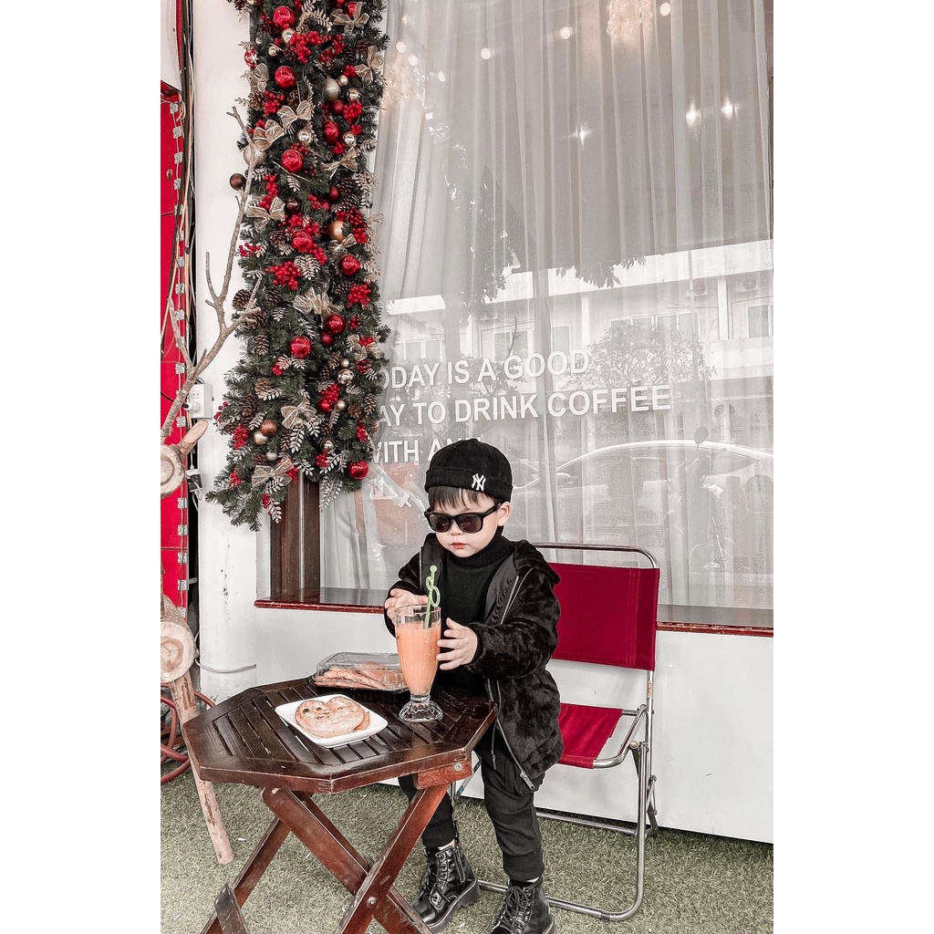 Mũ Nồi MLB NY Đen Cho Bé