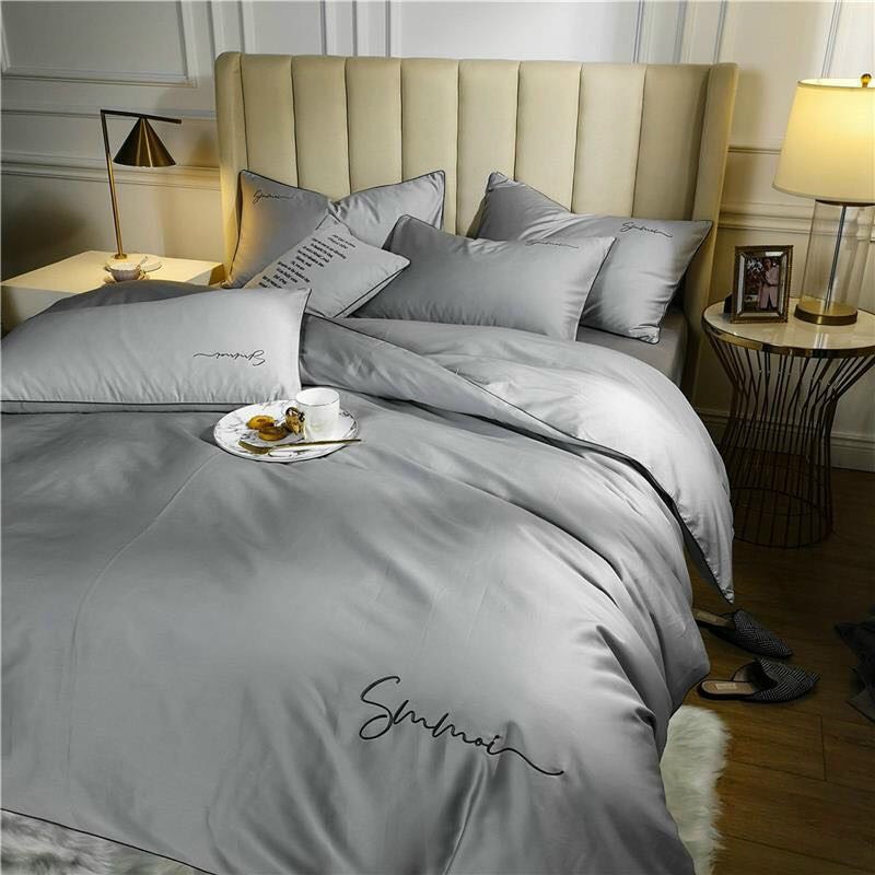 BỘ CHĂN GA GỐI LỤA SUMOI 60s TRƠN CAO CẤP [FREESHIP EXTRA LÊN ĐẾN 70K]