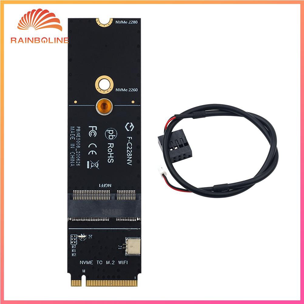 Thẻ Wifi Bluetooth M.2 M Key To M2 A + E Cho Ax200 9260ac | BigBuy360 - bigbuy360.vn