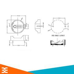 Đế Pin CR 2032 / CR 2025