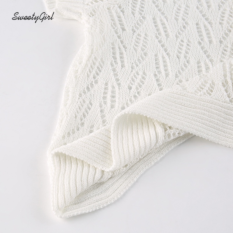 Áo Cardigan Dệt Kim Tay Ngắn Cổ Chữ V Màu Trơn Thời Trang Dành Cho Nữ 2022