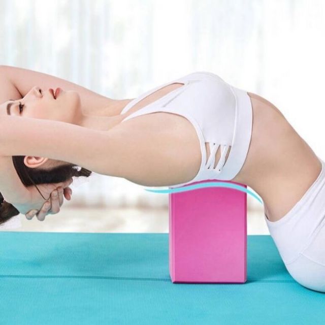 GẠCH KHỐI TẬP YOGA TRƠN XỐP EVA CAO CẤP