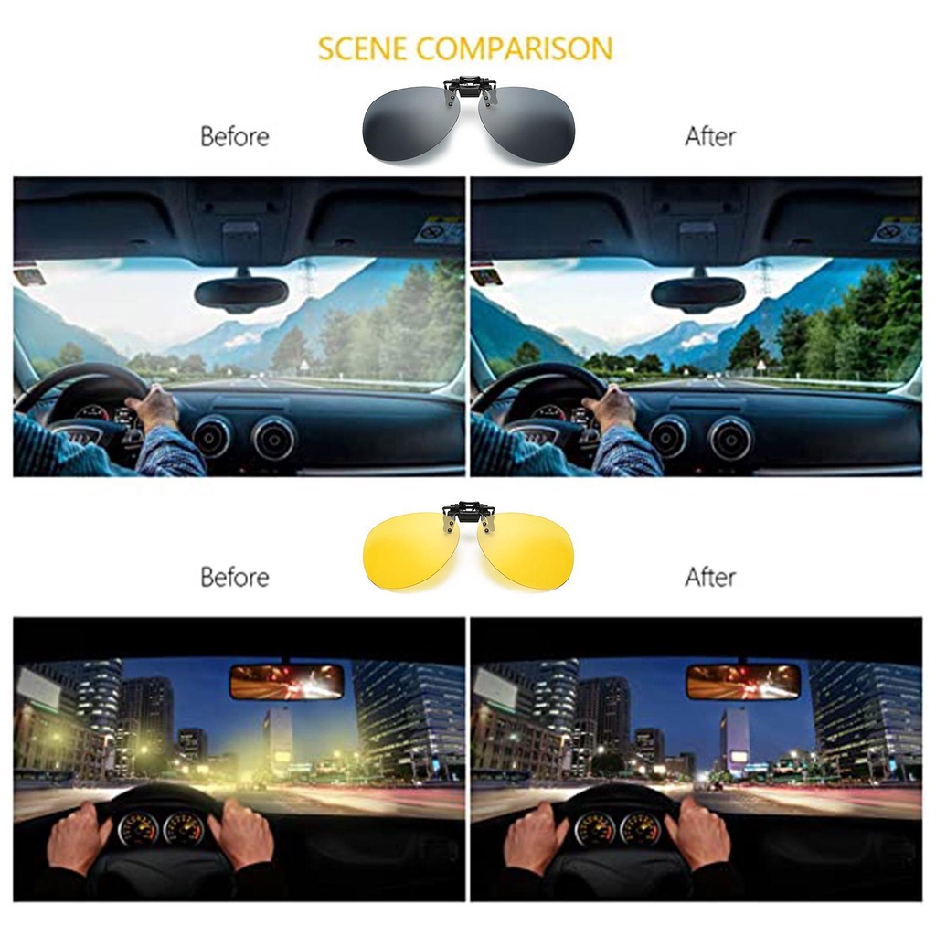 2022 Kẹp Kính Râm Gương Con Cóc Mới Z5B4