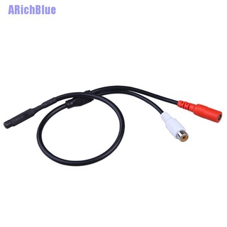 Micro thu âm Mini màu xanh dương cho máy quay an ninh CCTV