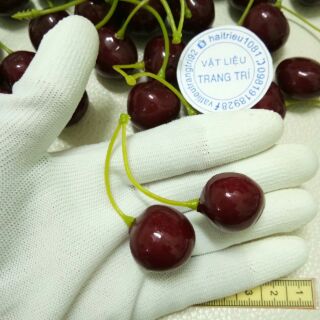 Chery size lớn, chất liệu xốp charm slime