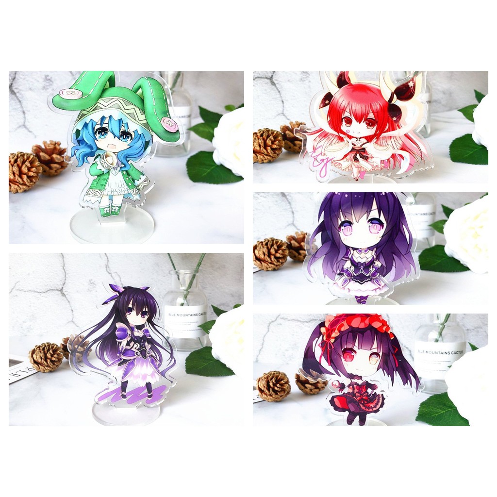 (Mini) Mô hình Standee DATE A LIVE ver TAI THỎ ảnh đứng Tượng Acrylic Anime mica chibi trang trí