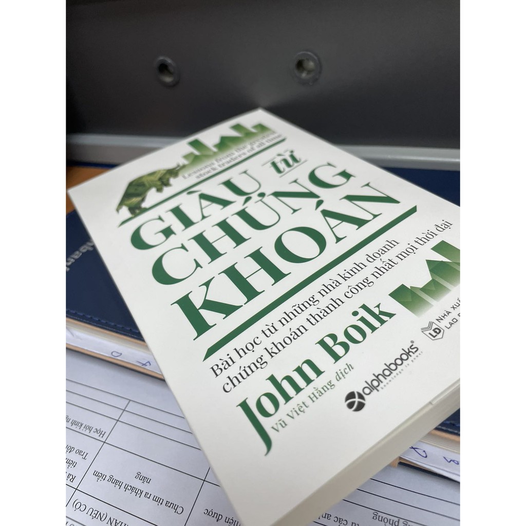 Sách - Giàu Từ Chứng Khoán (Tái Bản 2021) [AlphaBooks]