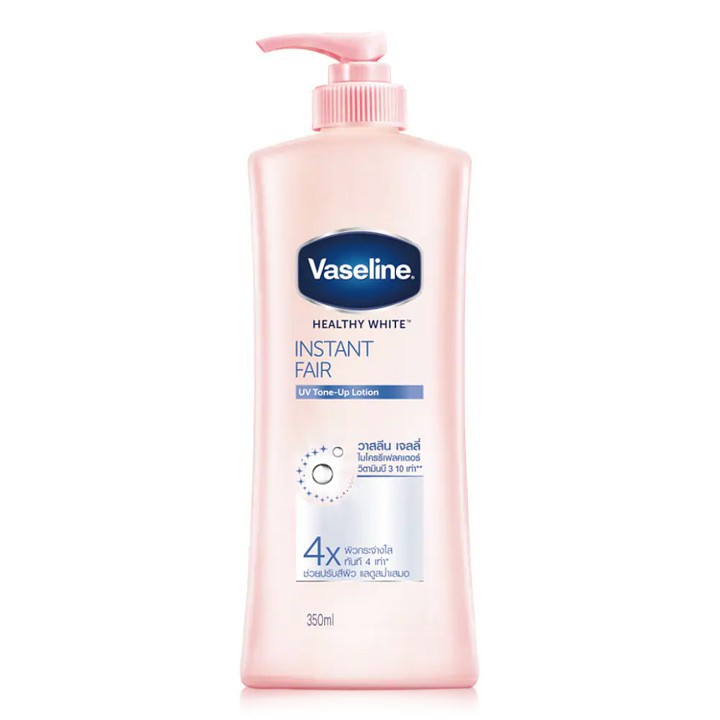 Sữa Dưỡng Thể Vaseline Healthy White Instant Fair 350ml 4X