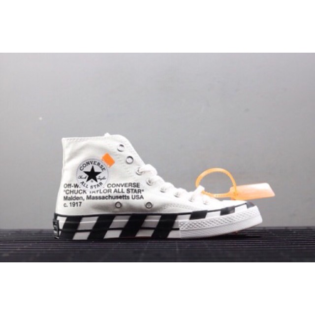 (40x1)Converse chính thức Chuck 70 tên 2.0 "of white" - 163892C [ONESHOP]