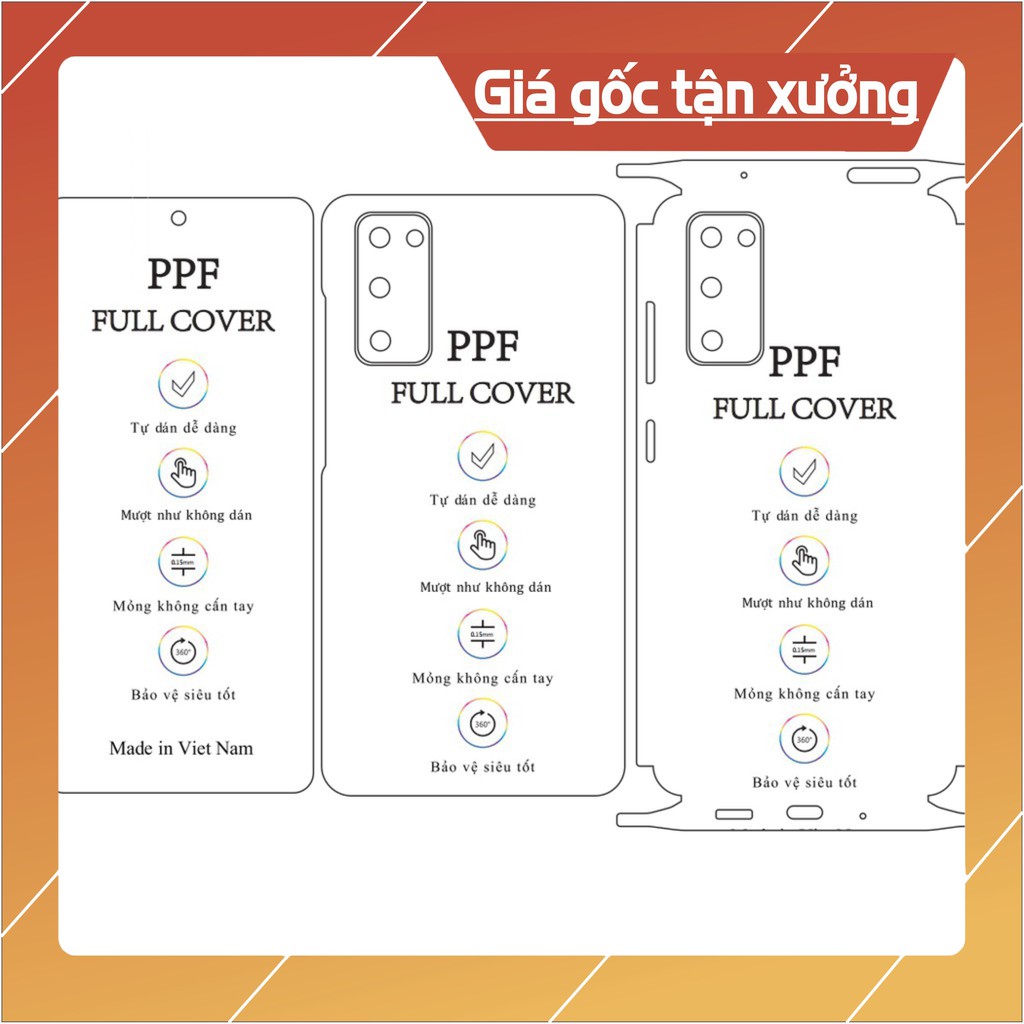 Dán dẻo PPF Samsung S20 FE