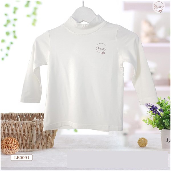 Áo Cổ Lọ 3 cm Luxry cho Bé Từ 3 Tháng Đến 4 Tuổi làm từ vải Sợi Tre Cao Cấp giữ nhiệt mùa thu đông