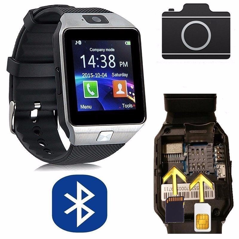 Đồng Hồ thông minh Smart Watch DZ09 màn hình cảm ứng hỗ trợ nghe gọi tích hợp camera chụp ảnh kết nối blueooth