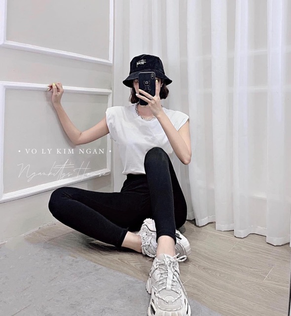 Quần Legging Siêu Tôn Dáng_ Legging Trơn Kèm Hộp Co Dãn 4 Chiều