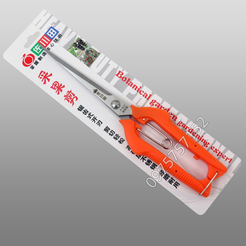 Kéo tỉa dăm, tỉa lá, chi dăm mũi dài thép trắng SAGAWA 240mm