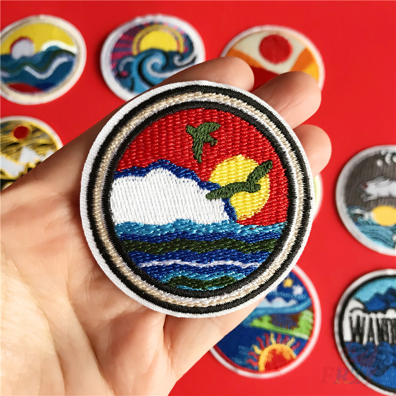 Miếng Dán Ủi Thêu 6cm Họa Tiết Đa Dạng Tùy Chọn