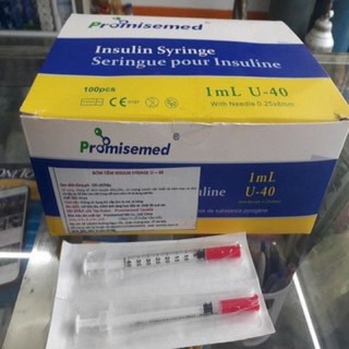 Bơm tiêm tiểu đường Insulin - Promisemed 0.1ml nhập khẩu Canada