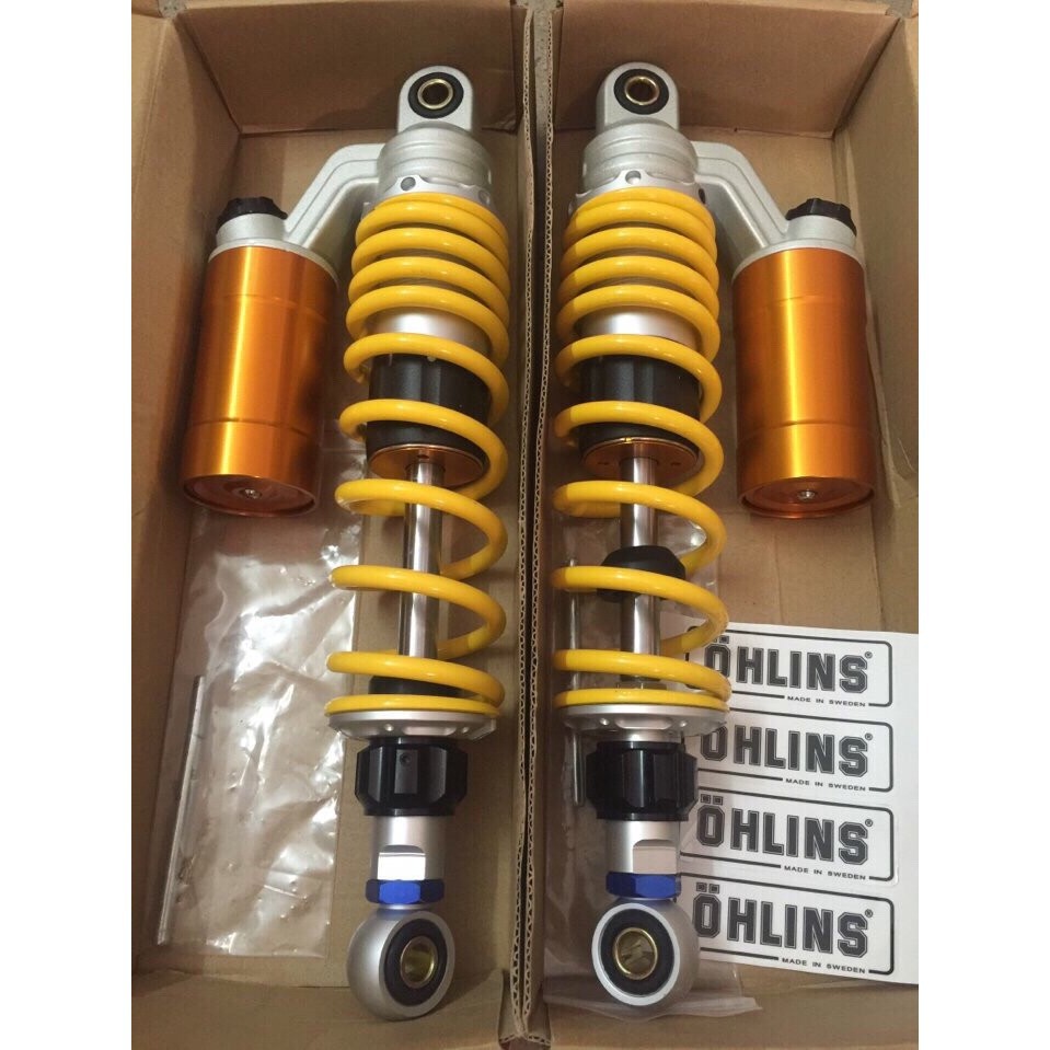 Cặp Tem Ohlins Đen Trong Suốt Dán Phuộc