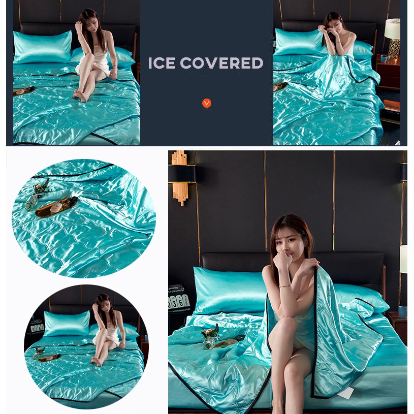 Alshone Ultrasonic Silk Comforter Summer Duvet Quilt High Quality Quilt Soft Blanket  Air Condition Summer Duvet