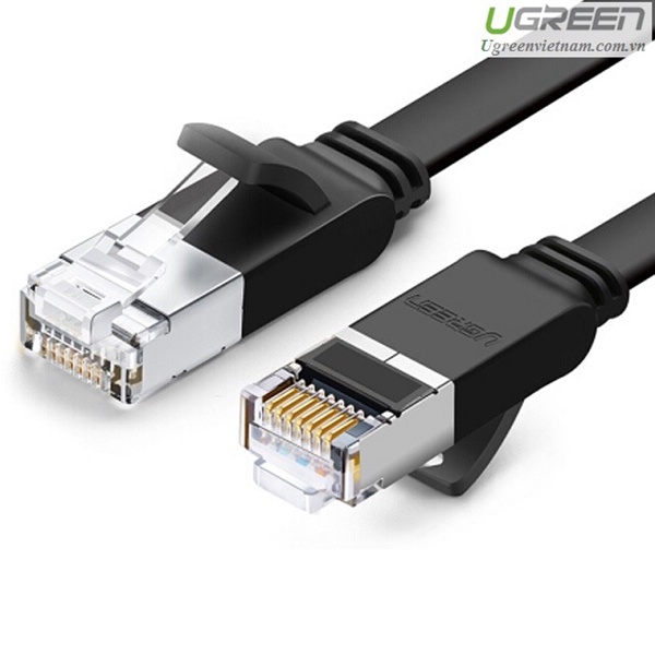 Dây cáp mạng Cat6 RJ45 Dẹt Cao Cấp UGREEN 50183 Dài 0,5m - Hàng Chính hãng