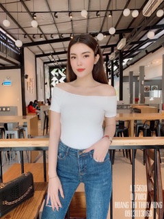 Áo body bẹt vai
