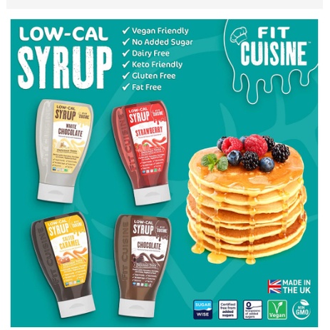 Gia Vị 0 Calo Hỗ Trợ Ăn Kiêng Fit Cuisine Low Calorie Sauce 425ml Cho Món Ăn thêm Ngon - Applied Nutrition - Uk