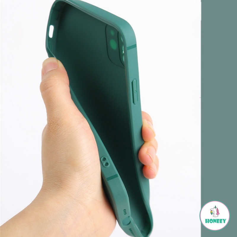 Ốp điện thoại silicon dẻo mềm mại màu kẹo chống in dấu vân tay cho iPhone 12 11 Pro Max X Xs Max Xr 8 7 Plus Se 2020