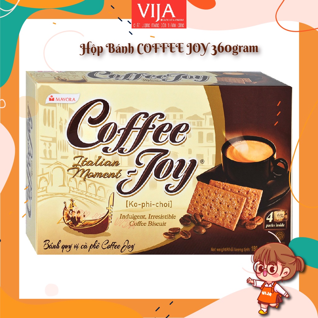 Bánh Quy Vị Cà Phê Coffee Joy (Hộp 360g)