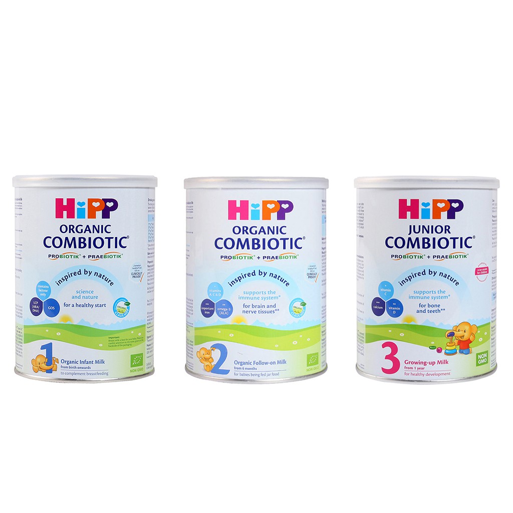 Sữa bột HiPP 1,2,3 350g