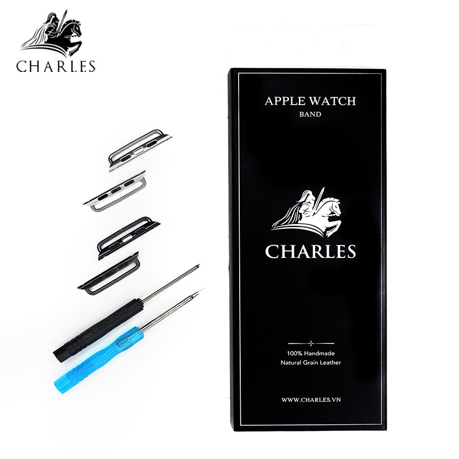 Adapter Charles cho dây đồng hồ Apple Watch Series 1/2/3/4/5/6 | Màu Đen/Vàng/Bạc