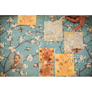 STICKER TRANH van gogh 2-cắt tròn