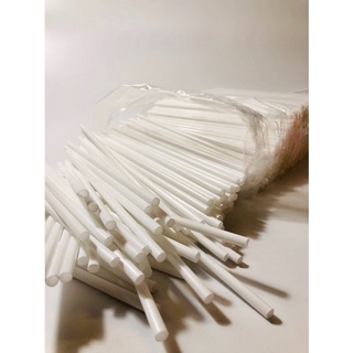 100 ống hút trắng phi 6 dai dày