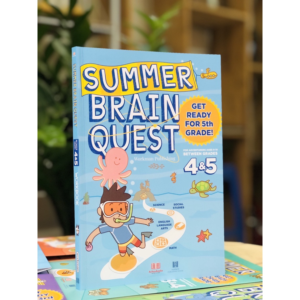 Sách Summer Brain Quest Grade 4&5 - Á Châu Books ( 9 - 10 tuổi )