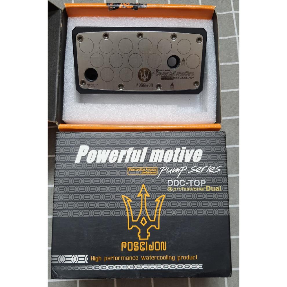 Thanh lý nắp bơm Tản nhiệt nước top dual pump DDC POSEIDON top dual DDC