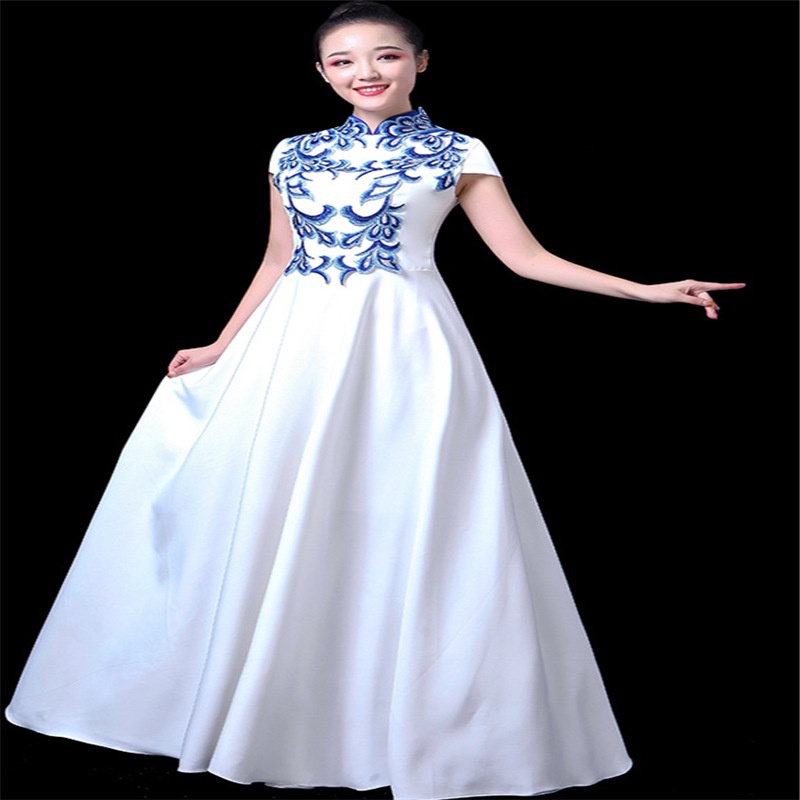 1 Bộ Miếng Vá Váy Cưới Thêu Hình Hoa Bồ Đề 3D Đính Kim Sa Lấp Lánh