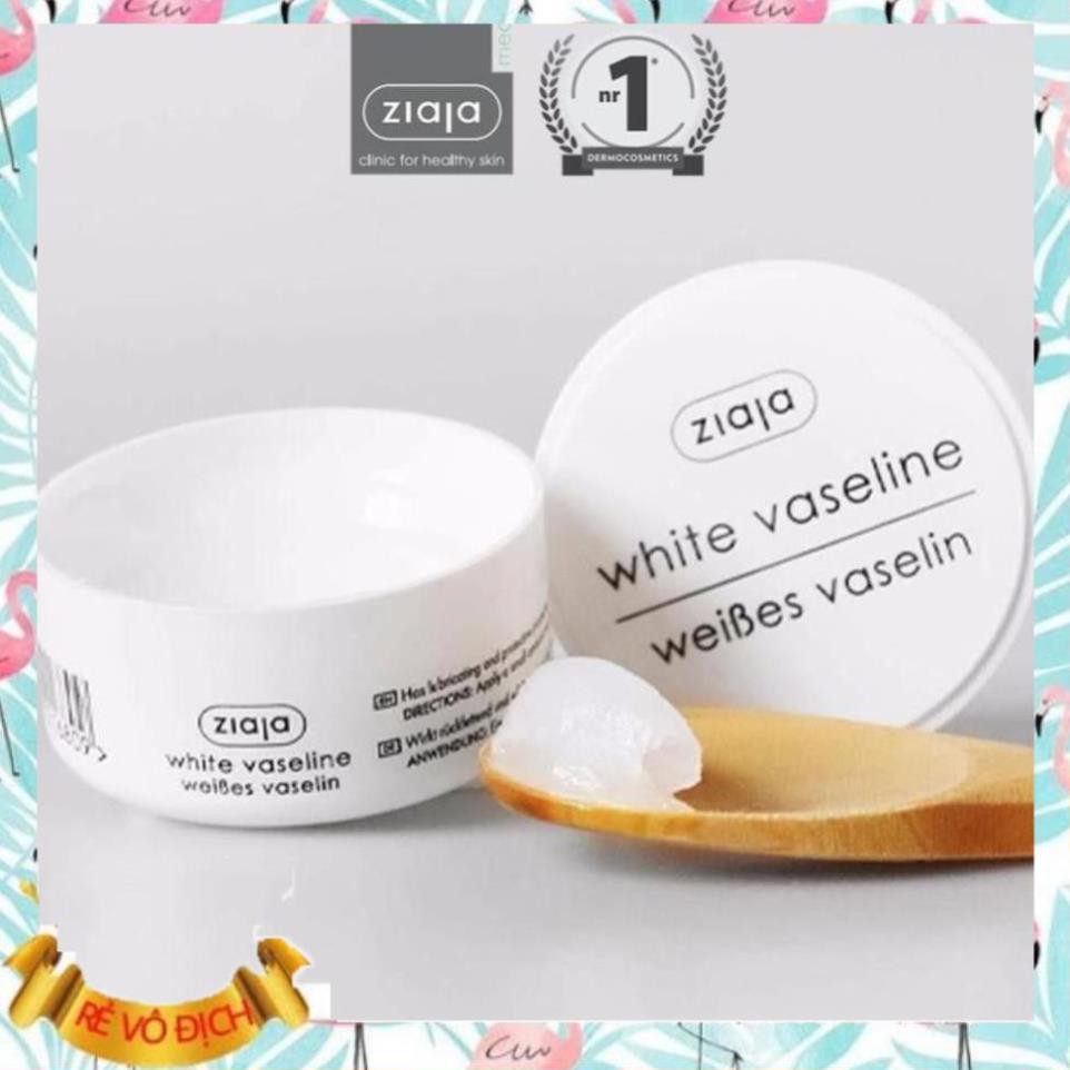 SÁP ĐA NĂNG VASELINE BẢO VỆ GIỮ ẨM, DƯỠNG DA, MÔI, MÓNG TAY CHÂN - ZIAJA WHITE VASELINE 30ML