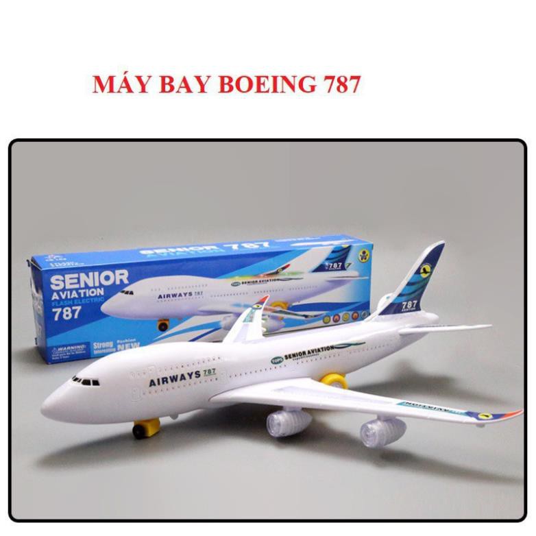 Máy Bay Đồ Chơi boeing 787 Chạy Pin Có Đèn Led Và Âm Thanh