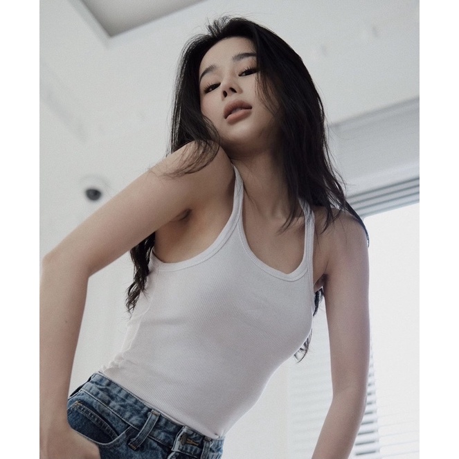 Áo TANKTOP VINTAGE ba lỗ dáng dài - by Whattowear