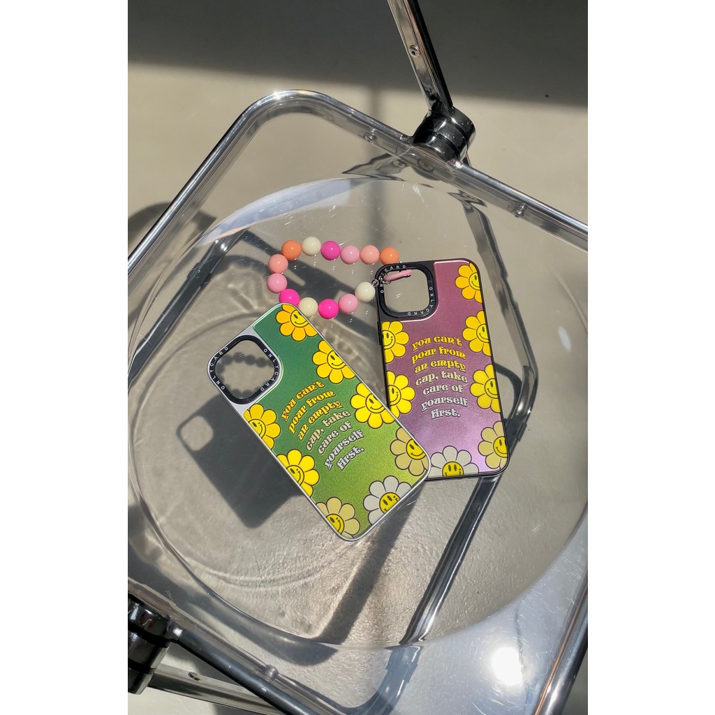 Ốp lưng thông minh ONLYCARD_SUN FLOWER PINK_46/Dành cho các dòng IPhone 7/7plus/8/8plus/x/xr/xs/11/12/13/pro/promax